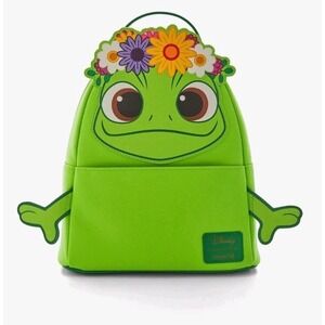 NWT Loungefly Disney Princess Tangled Pascal Flower Crown Mini Backpack Florals